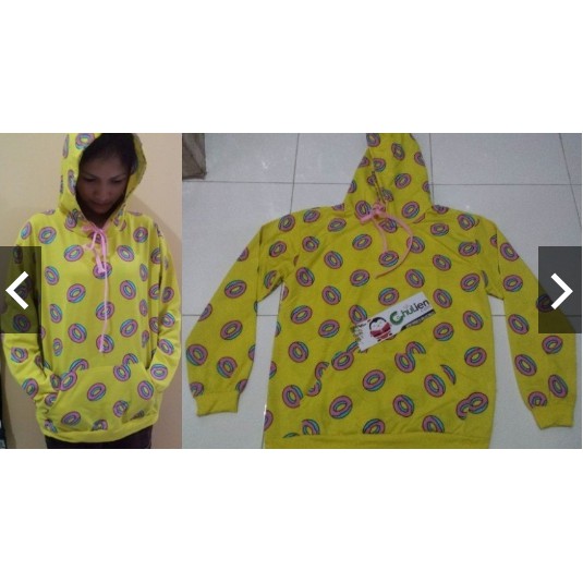 GOT7 SEVENTEEN Yellow Donut Doughnut Hoodie Jacket Jay Park Jungkook RM Jhope Mark Vernon Shopee Philippines