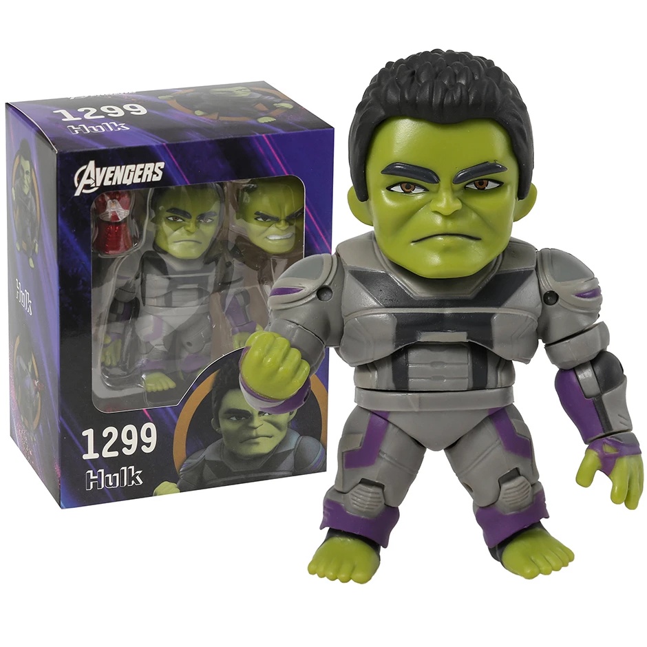 Nendoroid Marvel Hulk 1299 Avengers Endgame Q Face Doll Action Figure