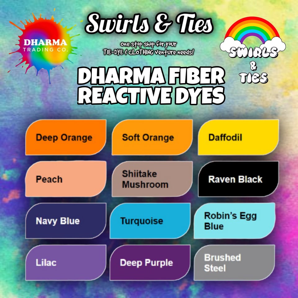 Dharma Fiber Reactive Procion Dyes (B) | Swirls & Ties | Shopee Philippines