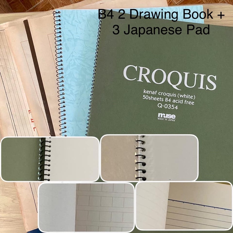 Japan Surplus Drawing Sketch book | Shopee Philippines