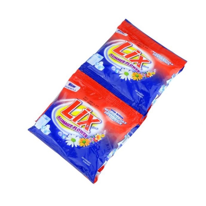 Lix Laundry Detergent Powder Sachet Summer Floral 65g 6S | Shopee ...