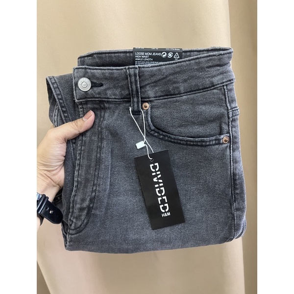 H&M DIVIDED SLIMFIT MOM JEANS HIGH WAIST SIZES21- 26
