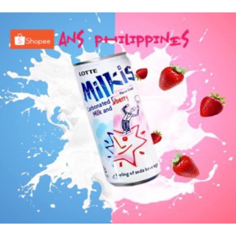 Lotte Milkis Carbonated Milk Drink Shopee Philippines