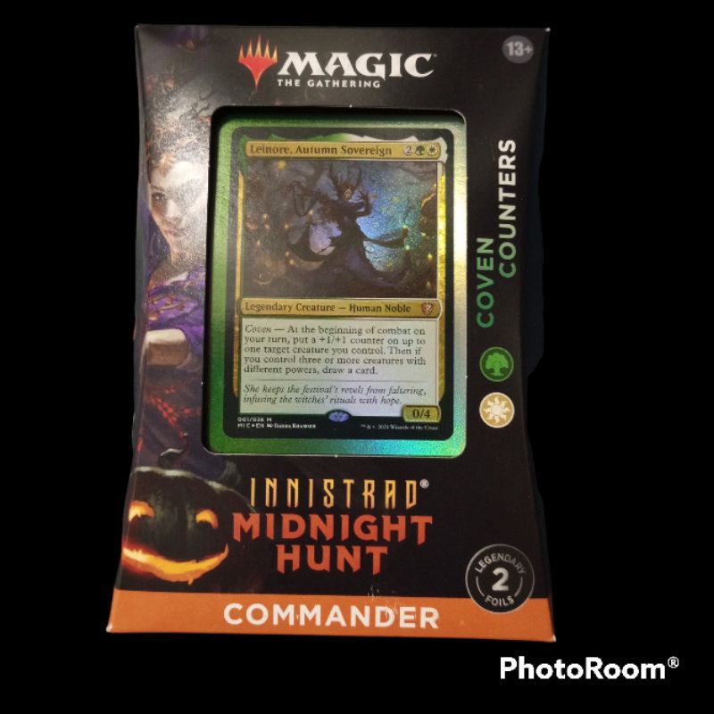 Magic the Gathering Midnight Hunt Commander Deck Coven Counters