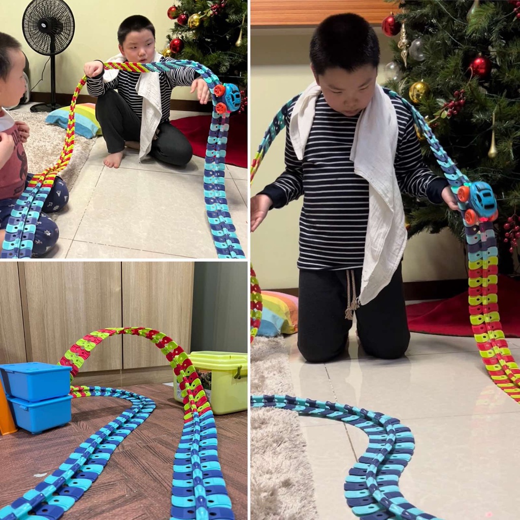 Flexible Track / Race Car Track Changeable Track with Led Light-Up Race ...