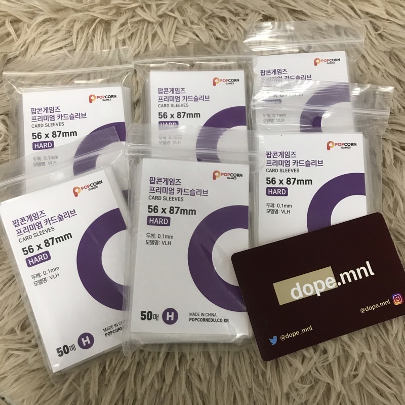 Popcorn Games Card Sleeves (56x87mm) Shopee Philippines