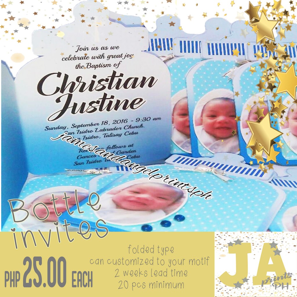 BOTTLE INVITATIONS | Shopee Philippines