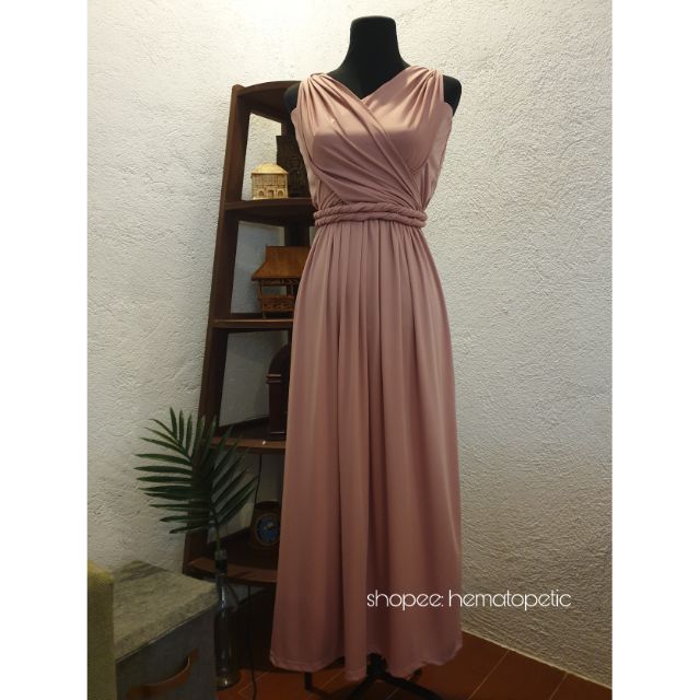 Dusty rose hot sale infinity dress