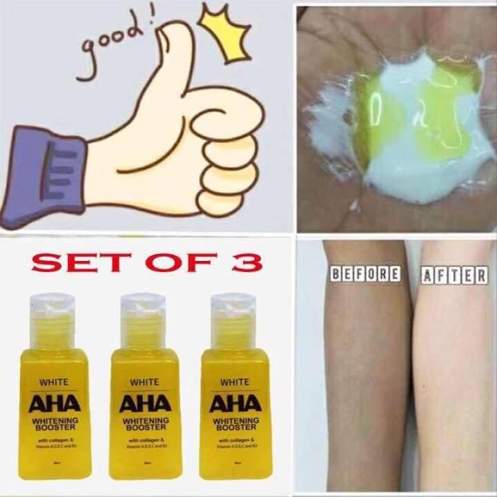 Aha whitening sale booster