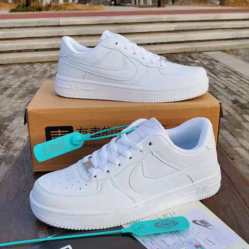 All White Nike Shoes Men Original Unisex Couple Shoes 2021