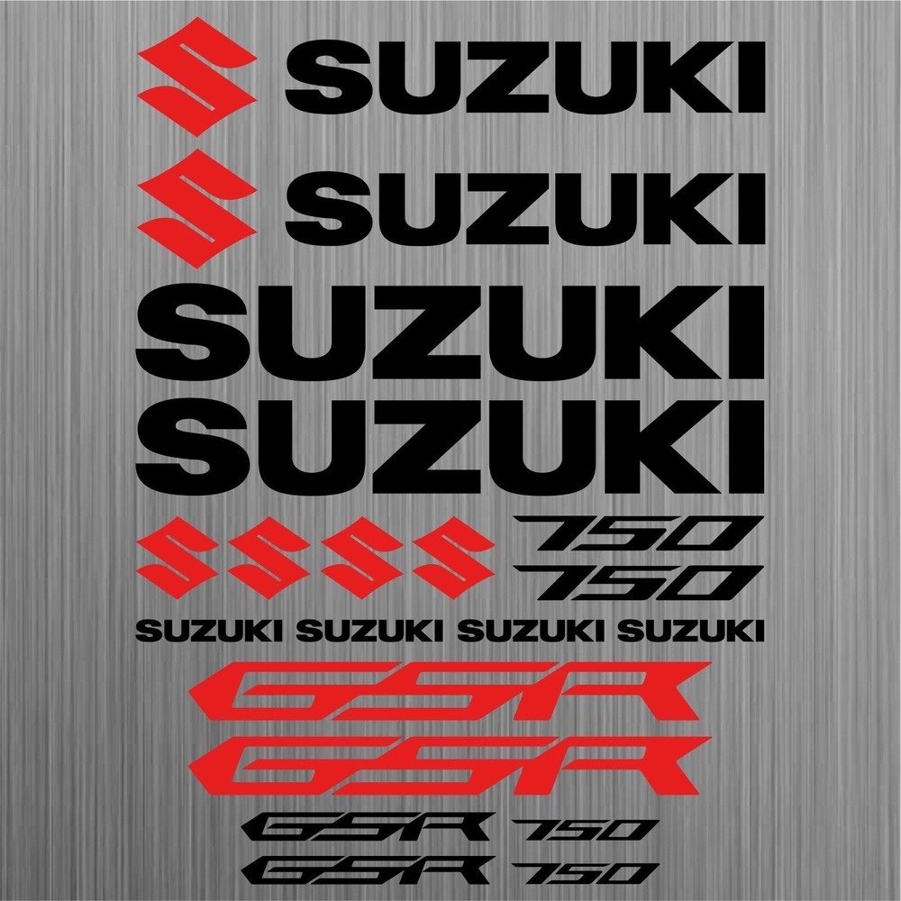 SUZUKI GSR 750 sticker motorcycle motorcycle 18 Pieces Pieces | Shopee ...