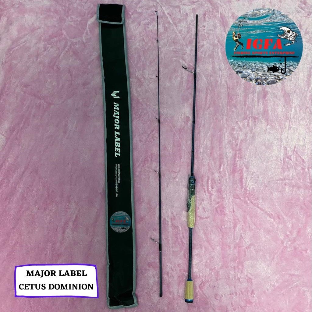 MAJOR LABEL CETUS DOMINION ROD ULTRA LIGHT (Price Included PVC Pipe ...
