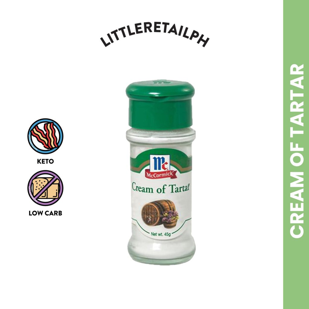 McCormick Cream of Tartar 45g Keto / Low Card Approved Shopee Philippines