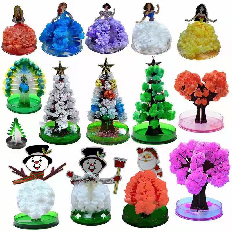 Magic Growing Tree Paper Sakura Crystal Trees Desktop Cherry Blossom ...