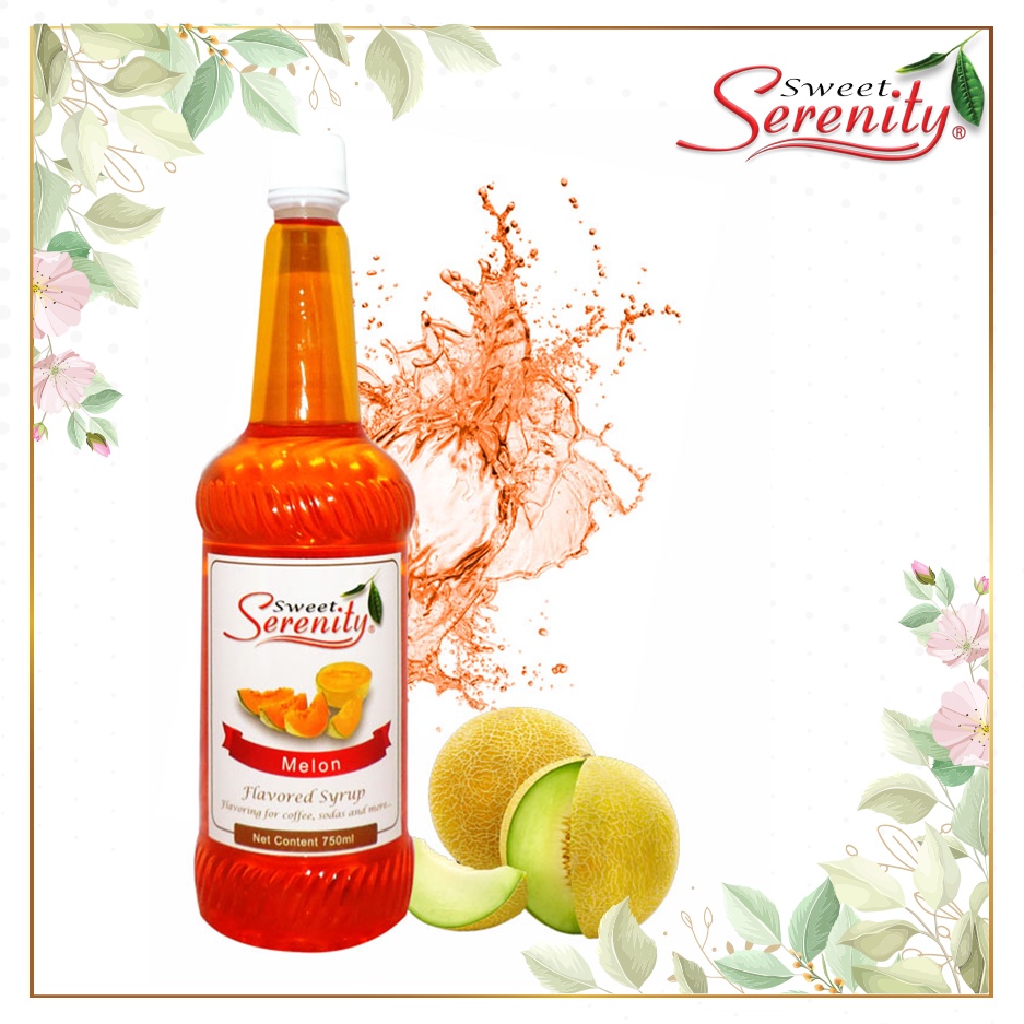 Sweet Serenity Melon Fruit Flavored Syrup 750 ml Shopee Philippines
