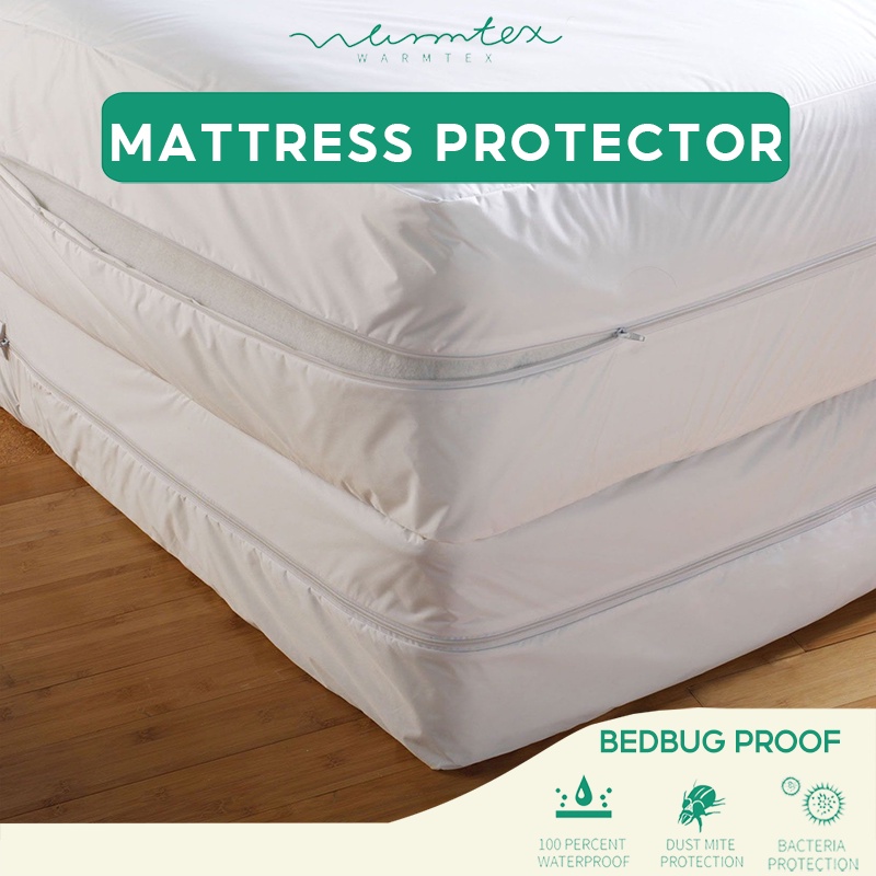 Zipper Waterproof Mattress Cover Bedbug Proof Mattress Protector All