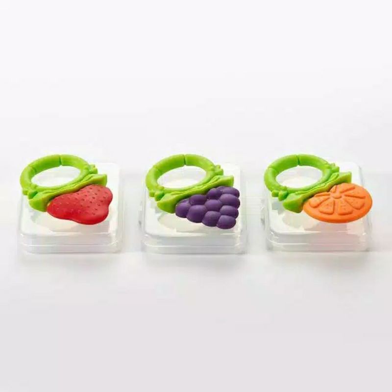 Teether Fruit Bite Round MODEL (FREE BOX) | Shopee Philippines