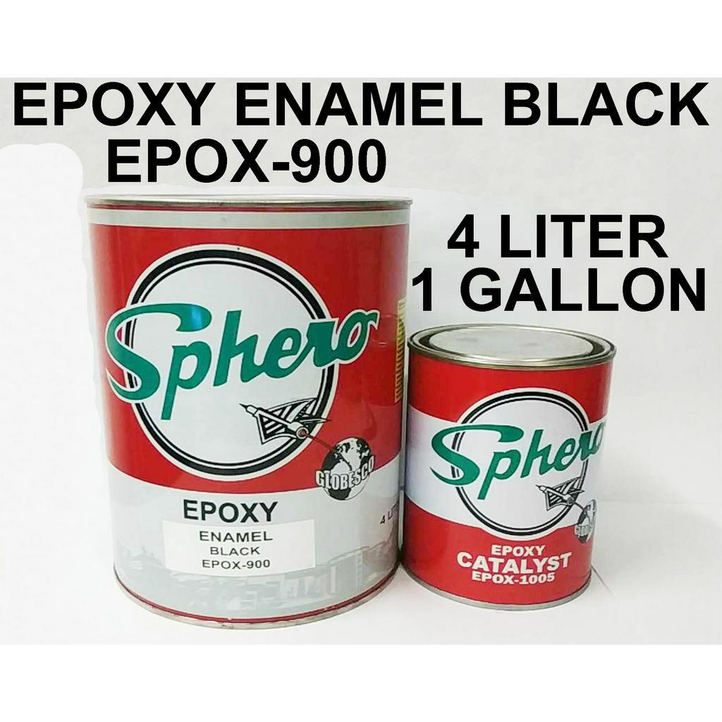 SPHERO EPOXY ENAMEL BLACK EPOX900 WITH EPOXY CATALYST EPOX1005