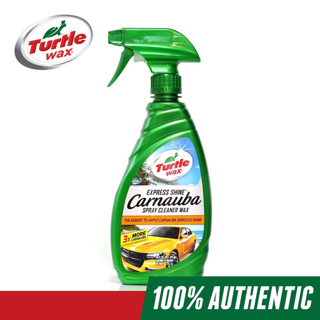 Turtle Wax Express Shine Carnauba Spray Cleaner Wax 16oz T-136R(Outlet ...