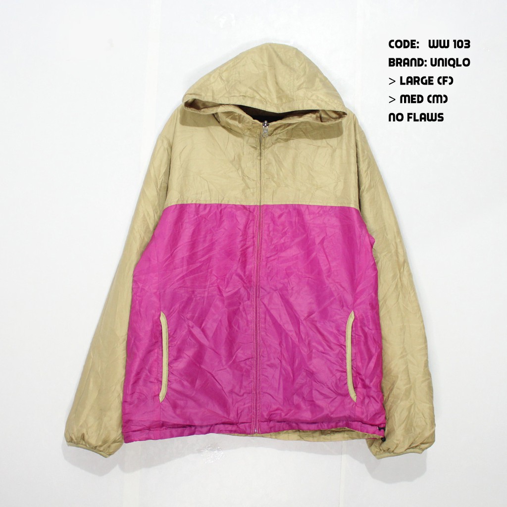 Uniqlo reversible outlet windbreaker