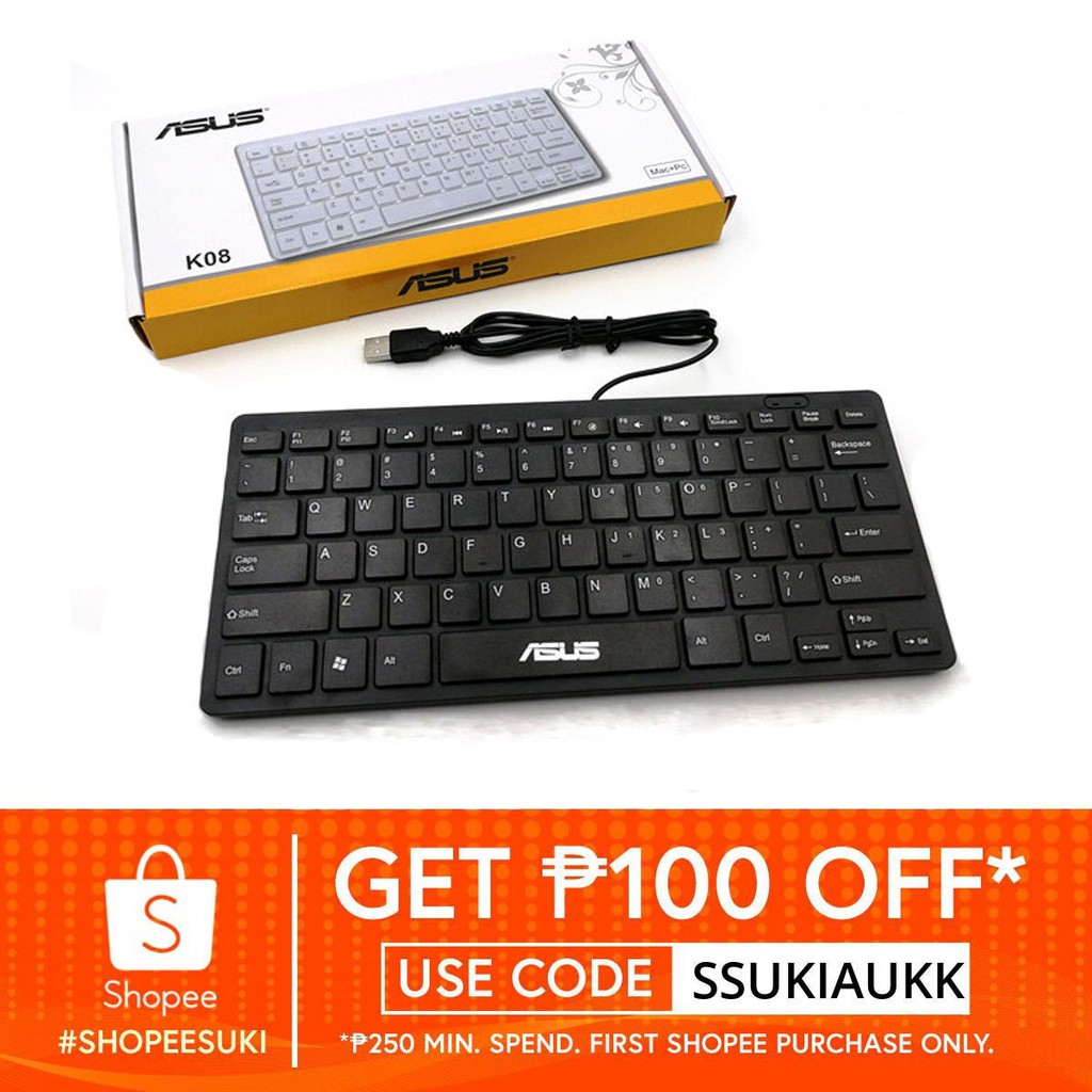 Asus Multimedia USB Mini Keyboard Universal For PC | Shopee Philippines