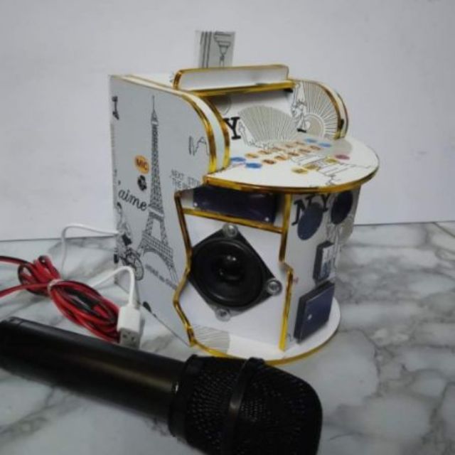 Portable mini videoke Bluetooth with microphone Shopee Philippines