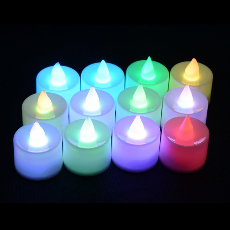 Flash Light LED Flameless Candle Lamp Tea Lamp LED Candle Night Light ...