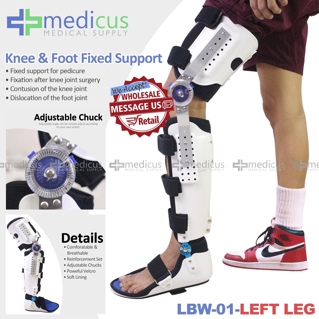 Medicus LBW01 Ankle Support Knee Support Medical Supplies Knee Ankle