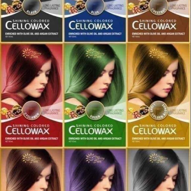 Cellowax Hair Color Shine and Smooth Shopee Philippines