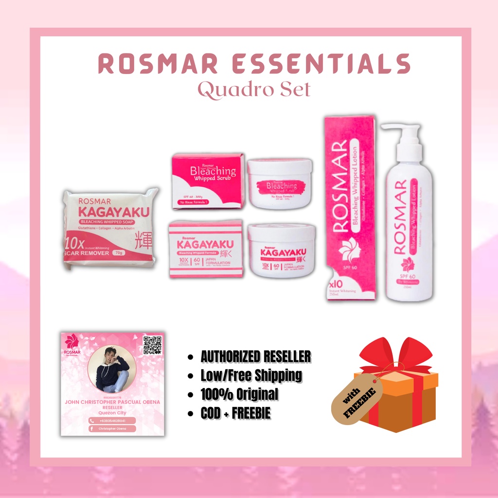 [with FREEBIE] Rosmar Essentials KAGAYAKU TRIO SET, QUADRO SET, CINCO