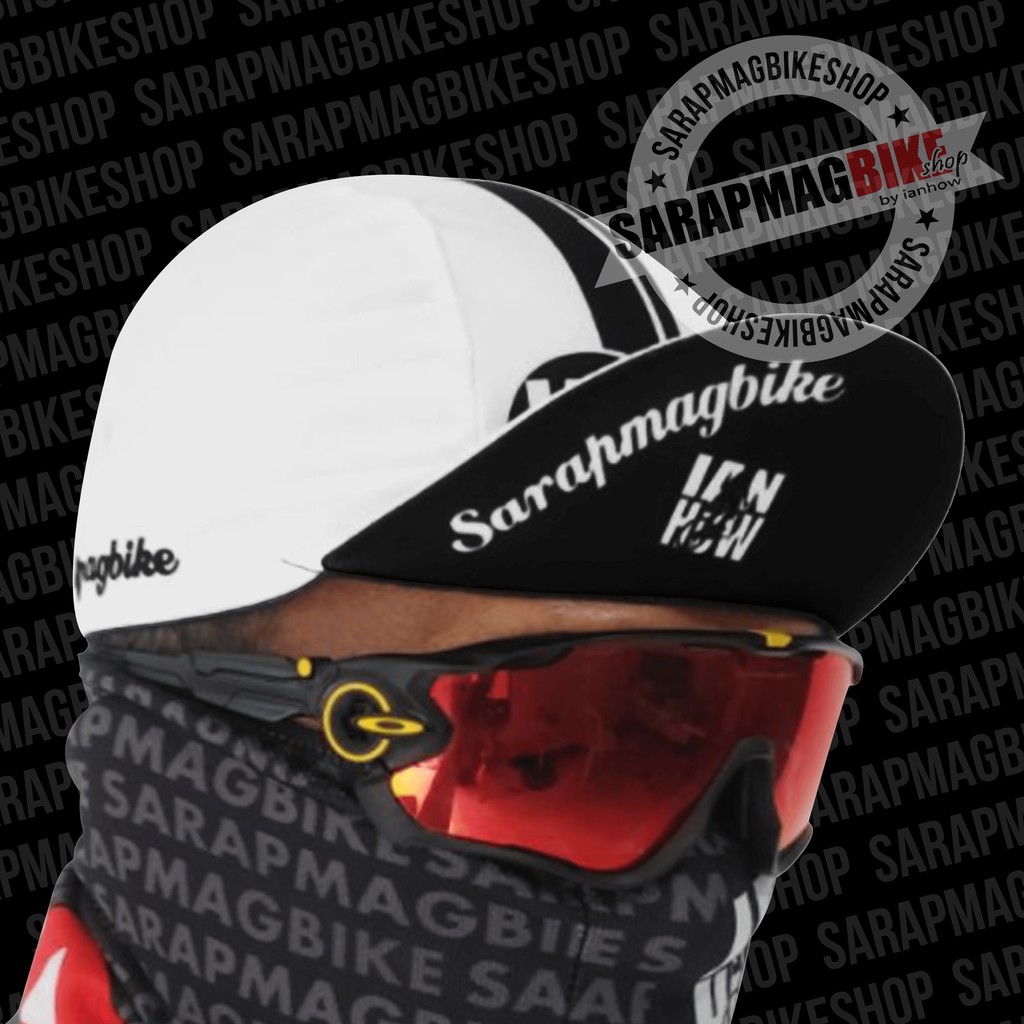 IAN HOW SarapMagBike Cycling Cap DOS White Shopee Philippines