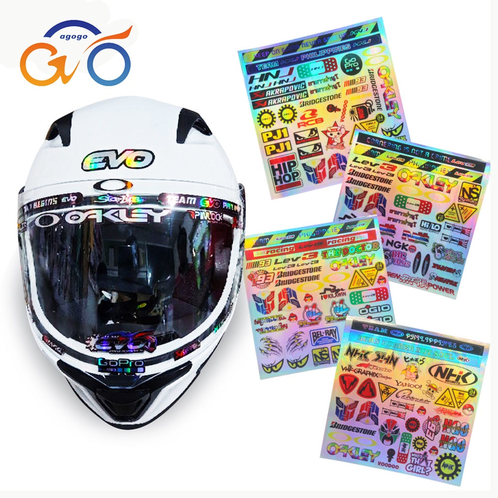 COD Motorcycle and Helmet Visor Laminated Hologram Decals Stickers Per