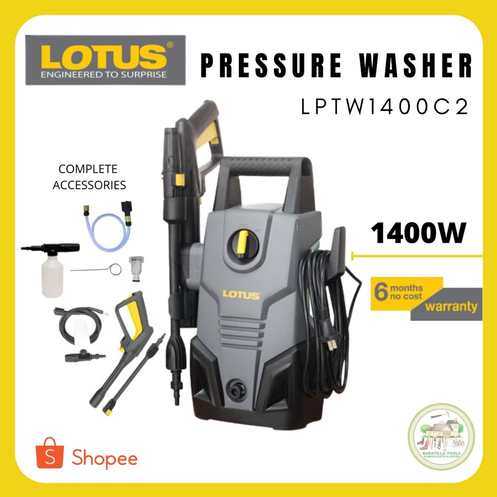 Lotus Pressure Washer LPTW1400C2 Shopee Philippines