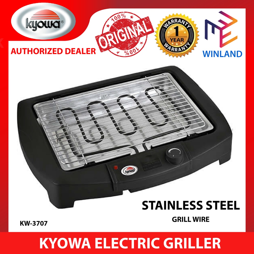 Kyowa Original Electric Griller with Stainless Steel Grill for Barbeque