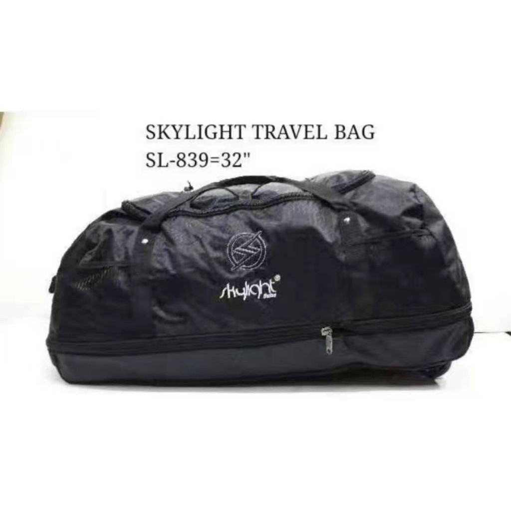 Skylight Foldable Bag / Bag Besar / Bag Roda ( 3 Wheels ( Trolly ...