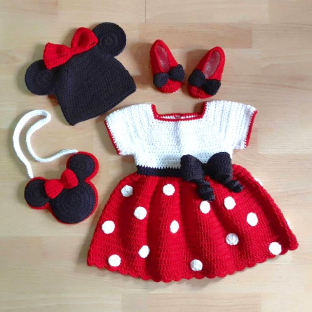 Minnie mouse crochet outfit hotsell