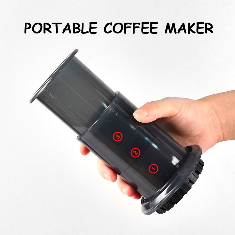 Mini Portable Coffee Maker Travel Pressure Espresso Manual Handheld