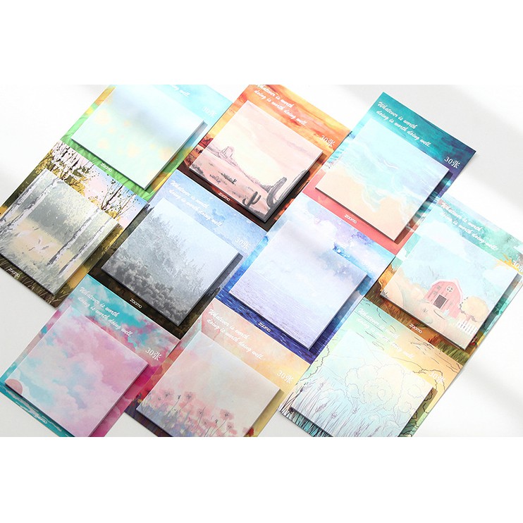 Stick Note Nature Painting | Shopee Philippines