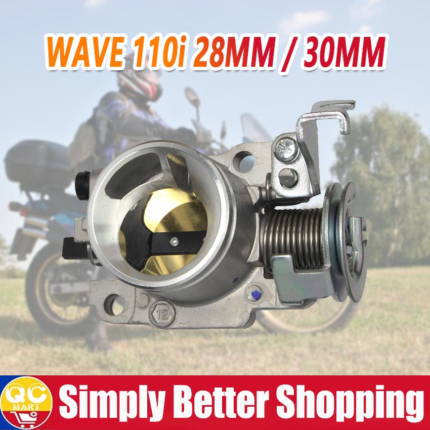 Racing Throttle Body 28mm 30mm For Wave110i Wave125i Injection Modified