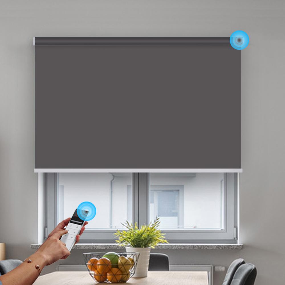 2022 NEW ZSHINE Motorized Window Roller Blinds Remote Control