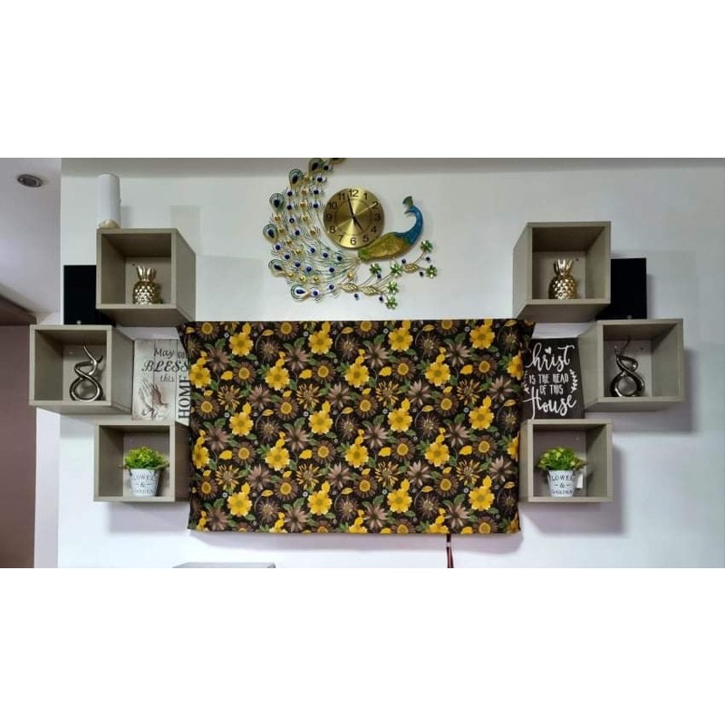Television Cover / Flatscreen TV Cover / Wall Mounted Tv Cover Shopee
