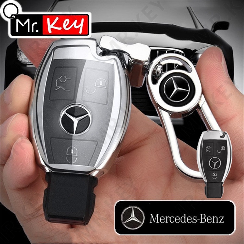 【Mr.Key】TPU Car Remote Key Case Cover Shell For Mercedes Benz A B G R ...