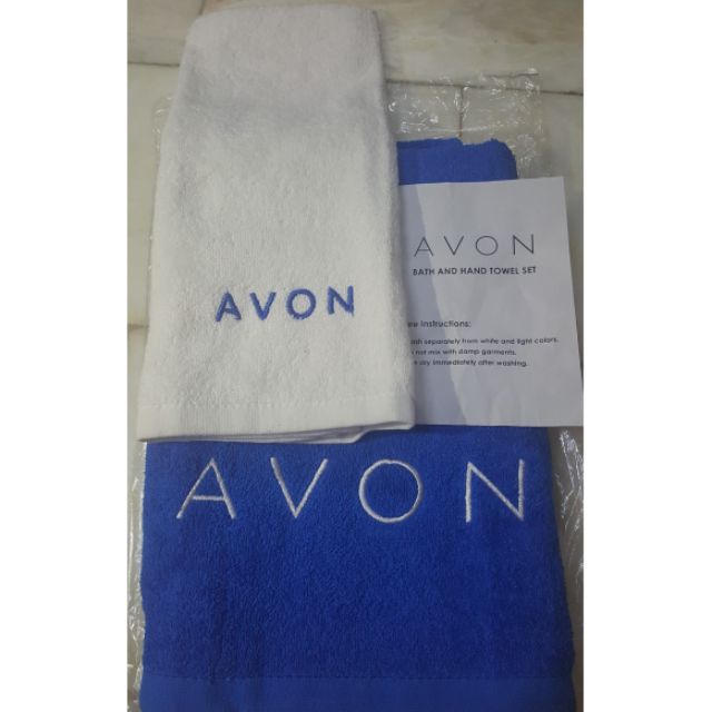 AVON BATH HAND TOWEL 2PC SET Shopee Philippines