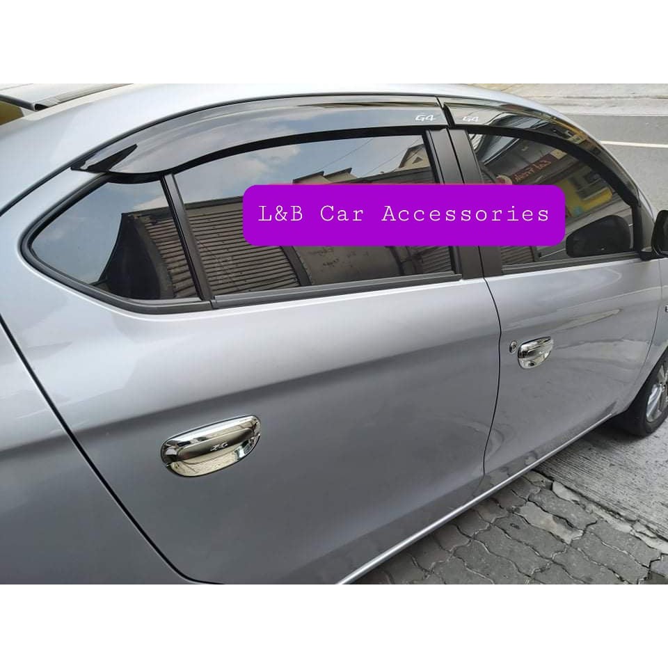 Rain Visor Injection Type Mitsubishi Mirage G4 2014 2025 Shopee Philippines