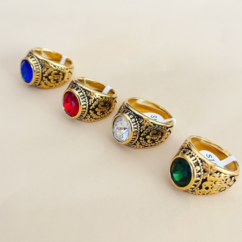 TFOE Ring Pure Stainless Steel Eagles Fraternal Ring Luxury Men ...