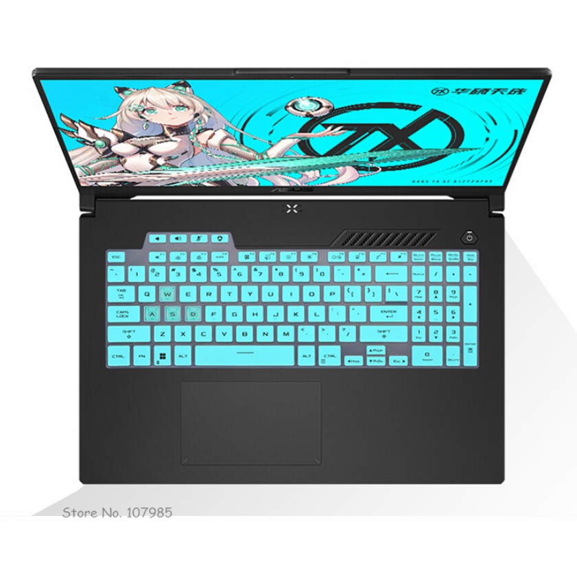 ASUS TUF Gaming 2022 F15 FX507 FX507ZC FX507Z F17 FX707 A15 FA507 A17 FA707  FA707R Waterproof and Dustproof Ultra-thin Soft Silicone Laptop Keyboard