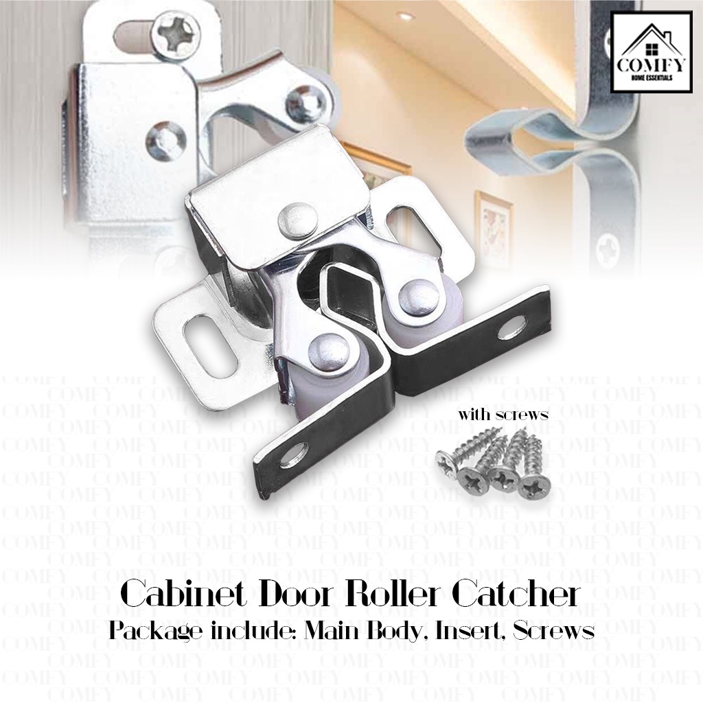 (1PC) Double Roller Catch Catches Door Spring Catcher Drawer