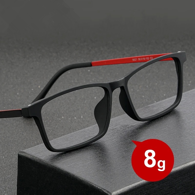 Pure Titanium Eyeglasses Frame Men Women Small Square TR90 Glasses Frame  Male Myopia Eyeglasses Frames 9821