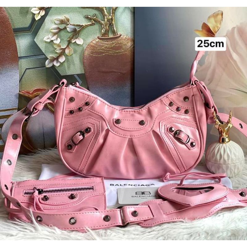 BALENCIAGA SLING BAG WITH PURSE (AUTHENTIC QUALITY) Shopee Philippines