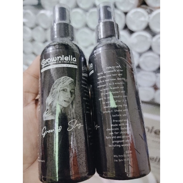 Growniella 3in1 Hair Grower Spray 2 Bottles Shopee Philippines 8952